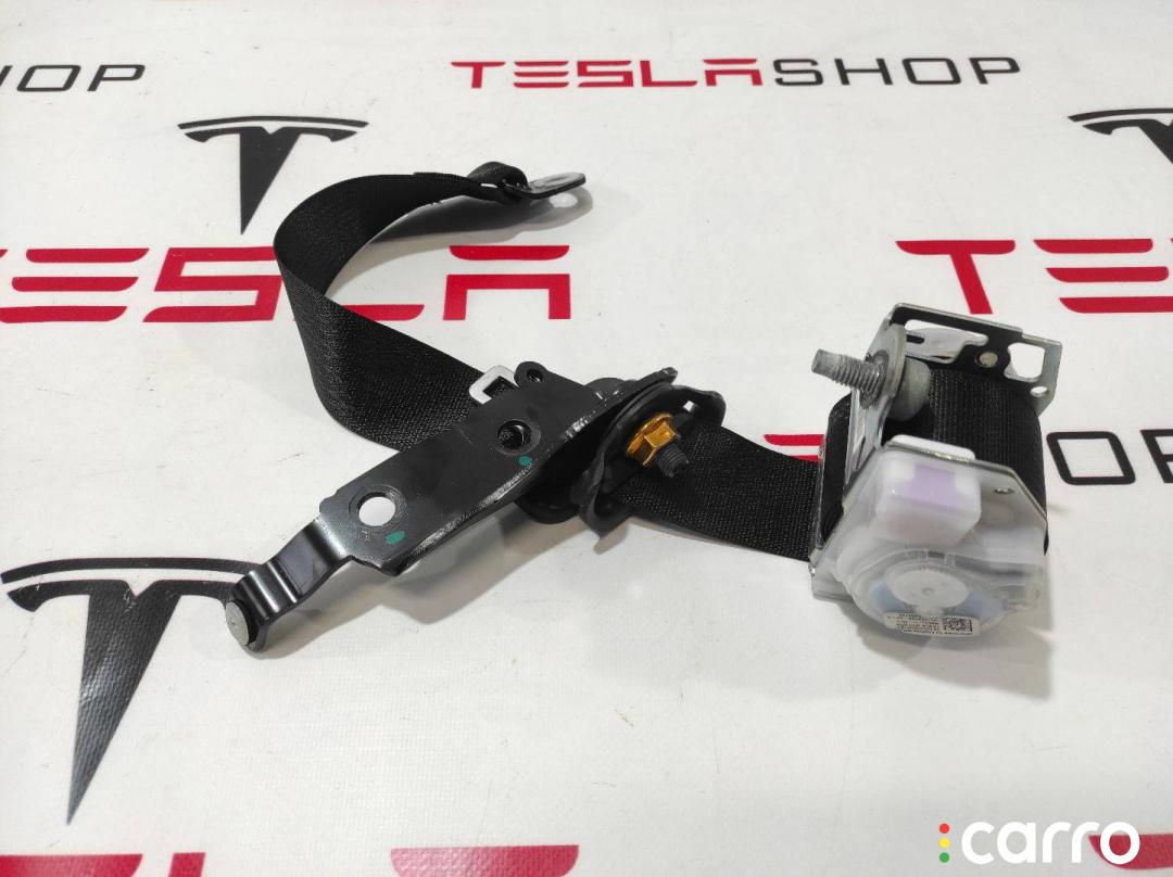 1023136-00-C, 1022114-00-B Ремень безопасности задний левый нижний Tesla Model S 2013г. - фото №1