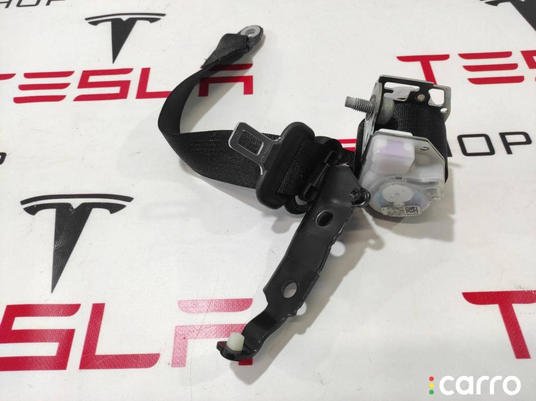1023136-00-C, 1022114-00-B Ремень безопасности задний левый нижний Tesla Model S 2013г. - фото №2