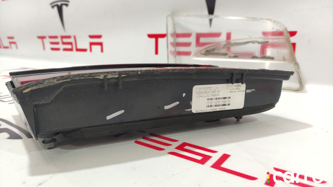 600592200D фонарь крышки багажника левый Tesla Model S 2013г. - фото №6