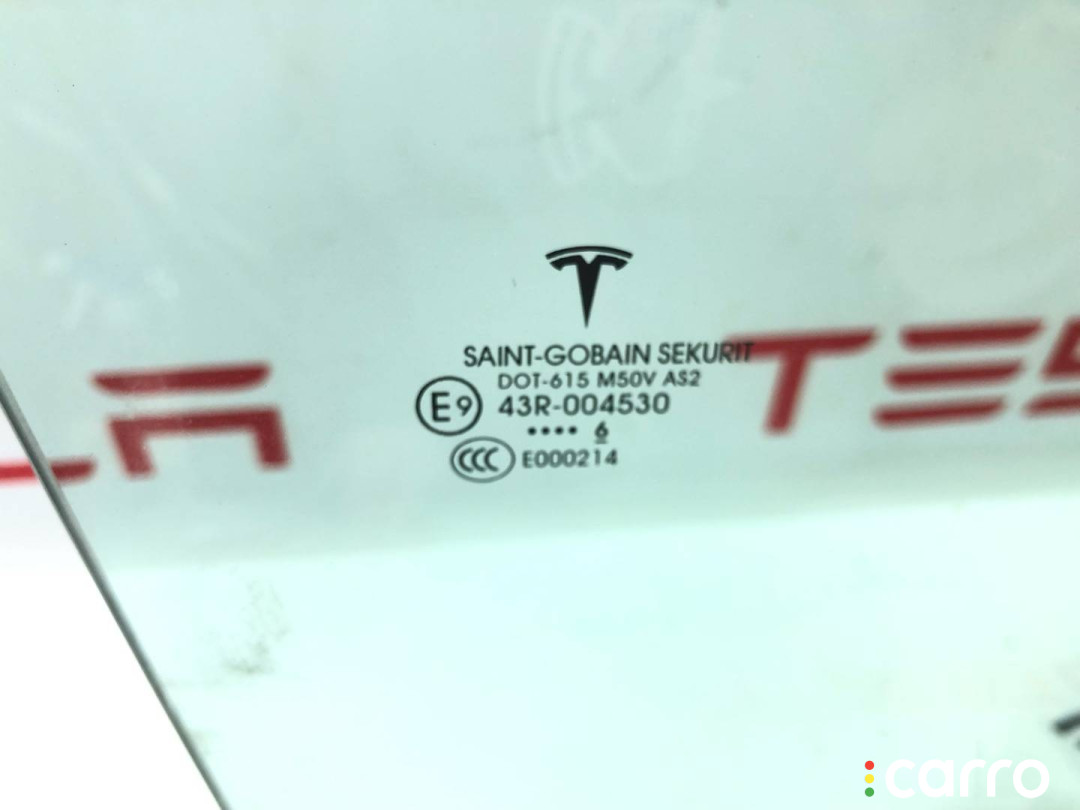 1028823-00-J стекло двери передней правой Tesla Model X 2018г. - фото №3