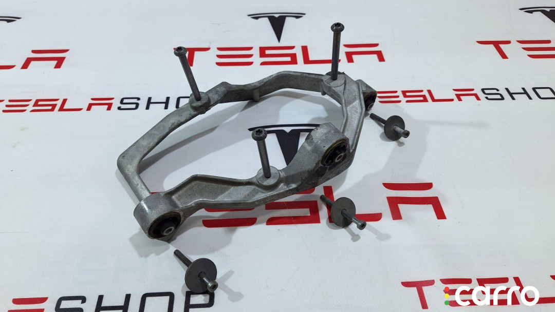 1038521-99-F, 1470844-00-E, 104244200K Кронштейн компрессора кондиционера Tesla Model X 2018г. - фото №2