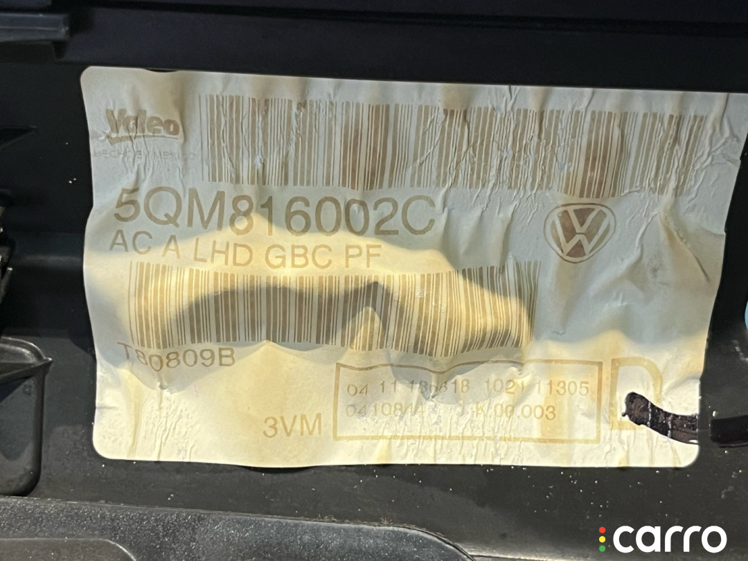 5QM816002C отопитель в сборе (печка) Volkswagen Jetta 7 поколение 2019г. - фото №3