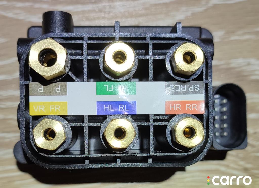 блок клапанов пневмоподвески мерседес w164