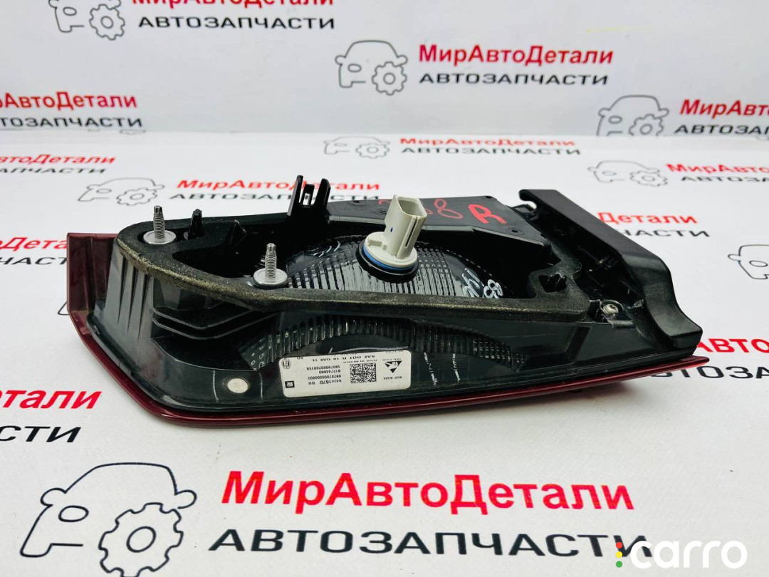 84341670 фонарь крышки багажника правый Chevrolet Equinox 3 поколение 2018г. - фото №10
