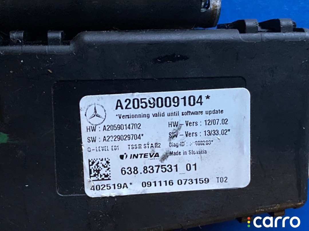 0390200100, A2057800529 Двигатель электролюка Mercedes C W205 2018г. - фото №3
