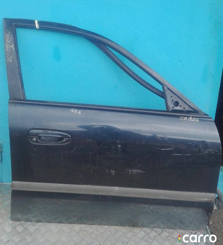 GE4T-58-511A стекло двери передней правой Mazda 626 5 поколение 1999г. - фото №1