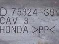 75324S9V молдинг крыла переднего левого Honda Pilot 1 поколение 2004г. - фото №3