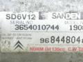 SD6V12, 9684480480, 3654010744 компрессор кондиционера Peugeot 1007 1 поколение 2007г. - фото №5