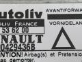 550536200, 7700429436B блок управления подушками безопасности Renault Laguna 1 поколение 1998г. - фото №3