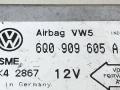 6Q0909605A, 5WK42867 блок управления подушками безопасности Volkswagen Caddy 2 поколение 2000г. - фото №3