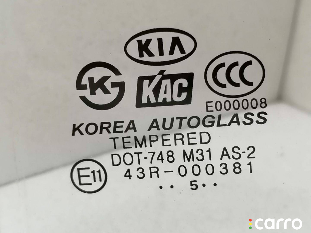форточка двери задней правой Kia Picanto 1 поколение 2005г. - фото №2
