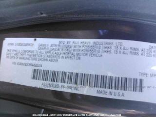 Subaru Tribeca 1 поколение 2006г. 3.0 л., EZ30, бензин, АКПП - фото №9