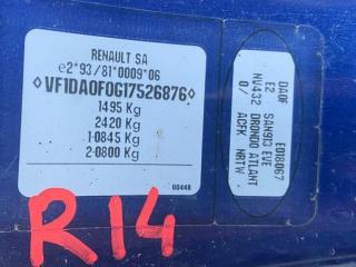 Renault Megane 1 поколение 1996г. 1.6 л., K7M 703 - фото №8