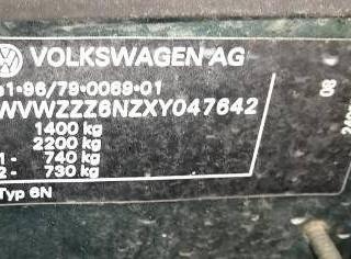 Volkswagen Polo 3 поколение 1996г. 1.4 л., APQ - фото №8