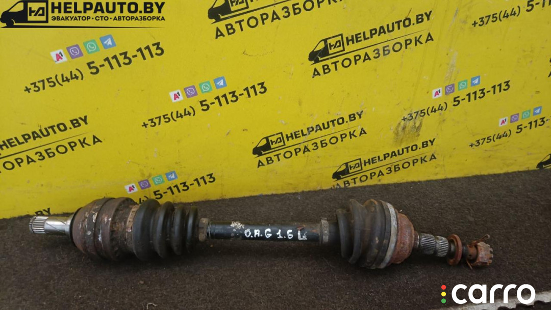 полуось передняя левая Opel Astra G 2002г. - фото №1