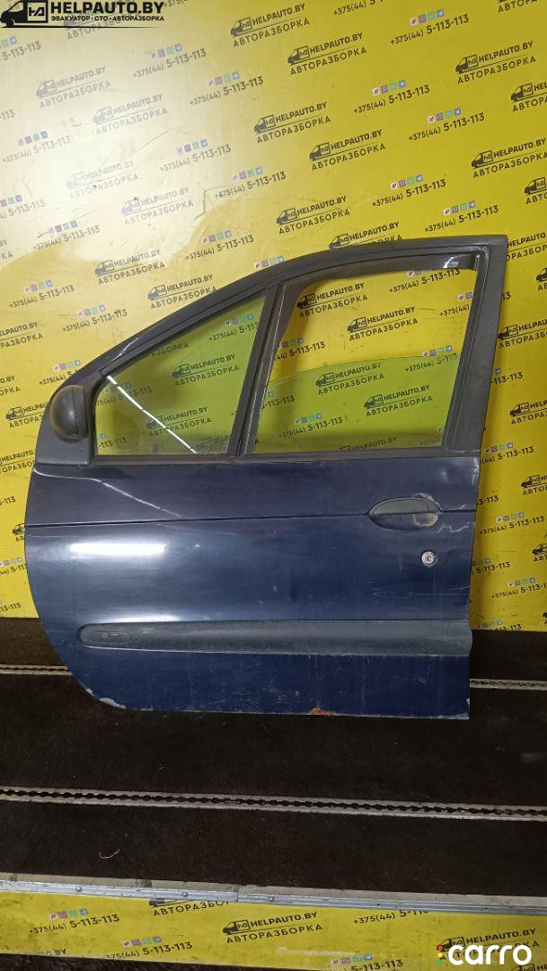форточка двери передней левой Renault Scenic 1 поколение 1998г. - фото №1