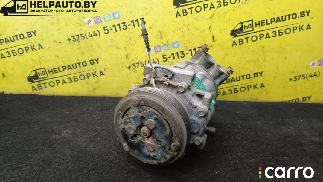 компрессор кондиционера Renault Clio 2 поколение 1998г. - фото №1