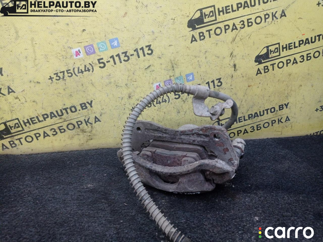суппорт тормозной передний правый Hyundai Lantra 2 поколение 1997г. - фото №3