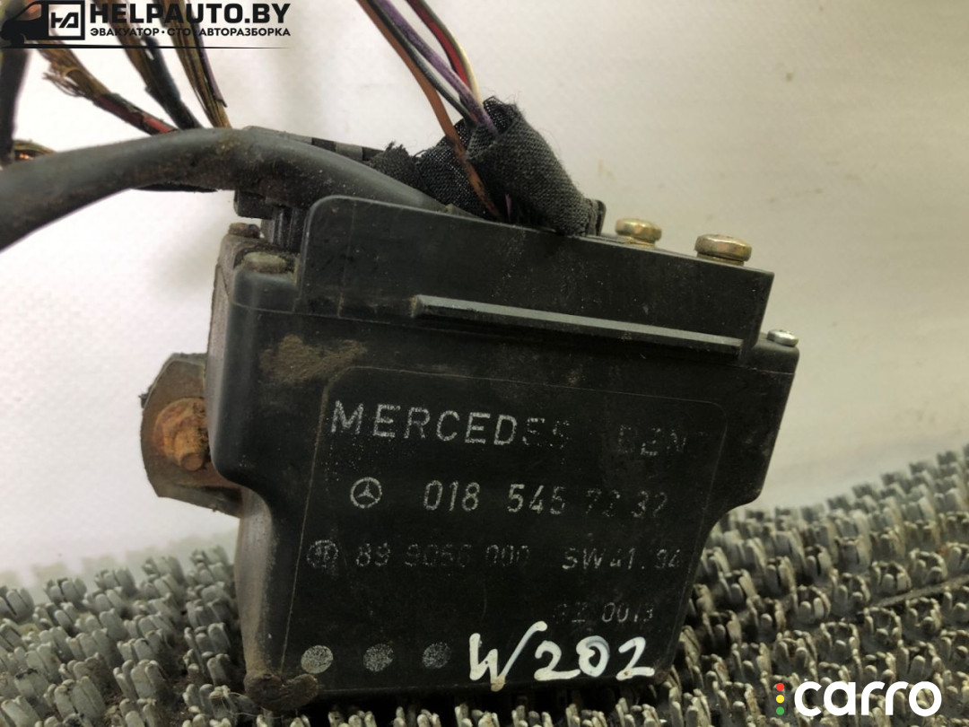 0185457232 реле накала свечей Mercedes-Benz C W202 1995г. - фото №3