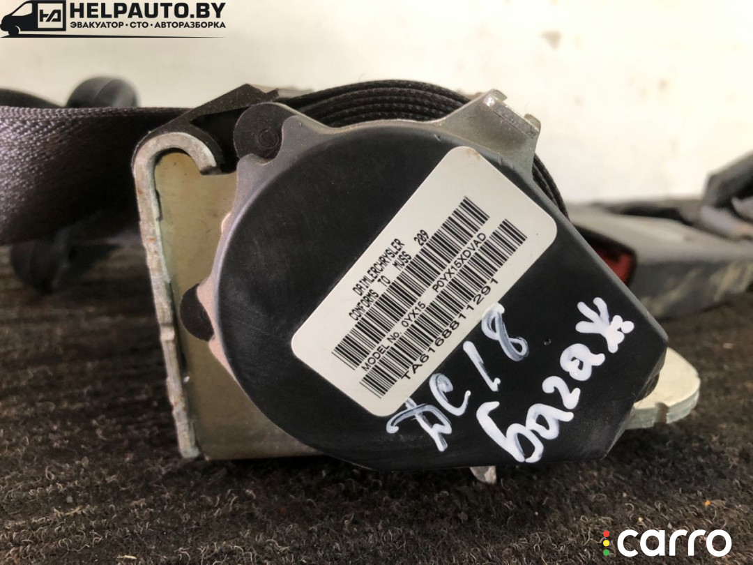Ремень безопасности задний правый Dodge Caliber 1 поколение 2008г. - фото №2