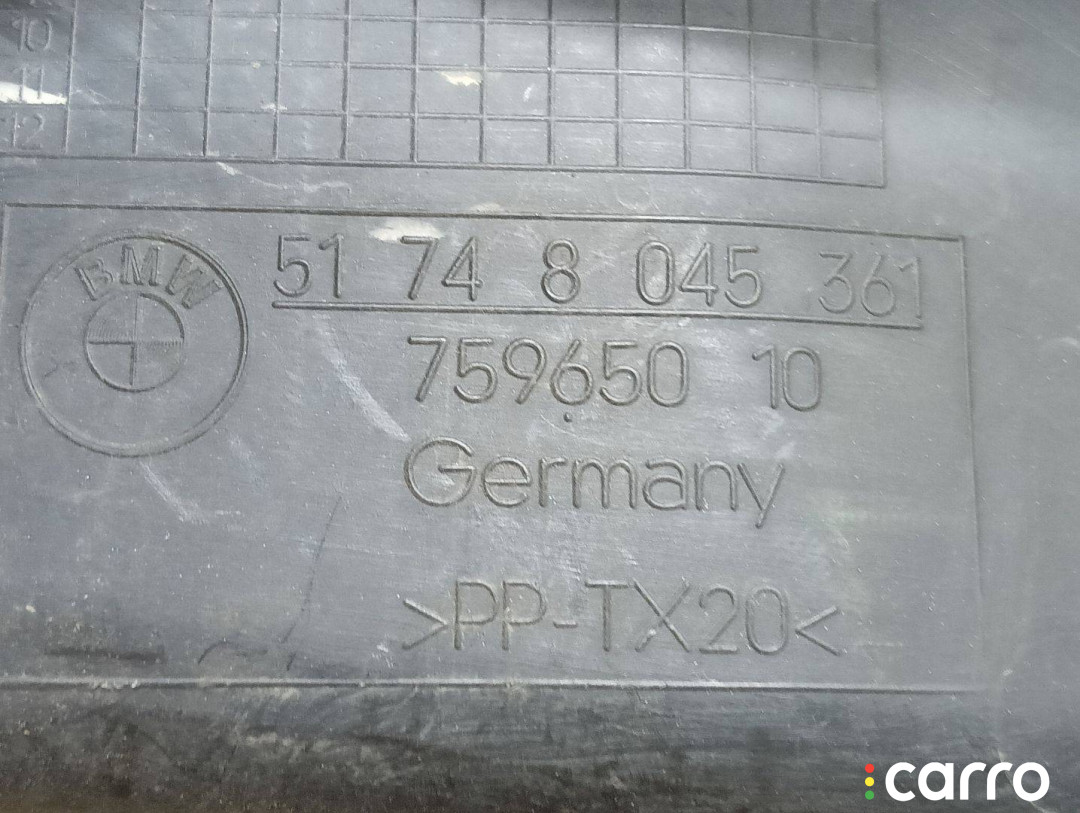 8045361, 51748045361 воздуховод тормозного механизма левый BMW 3 E90/E91 2007г. - фото №5