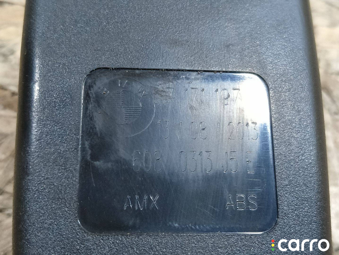 72117171197, 7171197 замок ремня безопасности задний левый BMW X6 E71 2012г. - фото №4