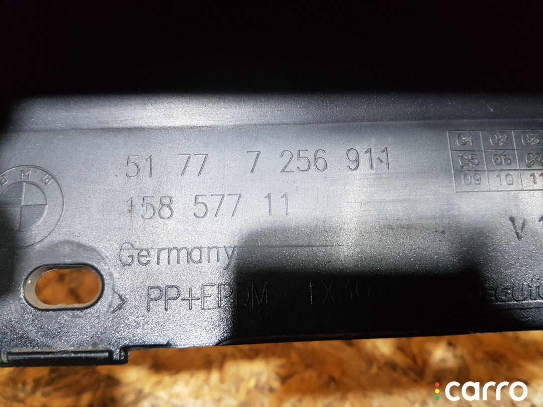 7256911, 51777312751, 51777256911, 7312751 накладка на порог левая BMW 3 F30/F31 2012г. - фото №6