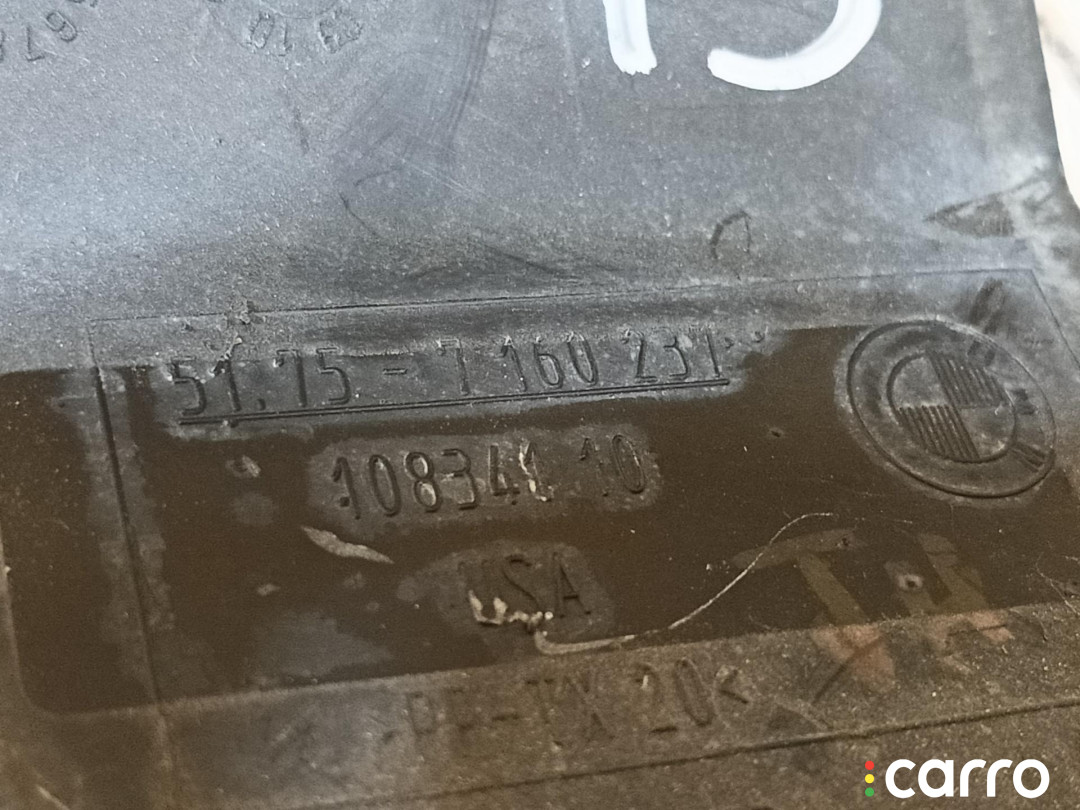 7160237, 51757160237, 108341 защита рулевой рейки BMW X5 E70 2007г. - фото №3