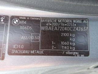 BMW 6 E63/E64 [рестайлинг] 2007г. 3.0 л., M57 D30 (306D5) - фото №11