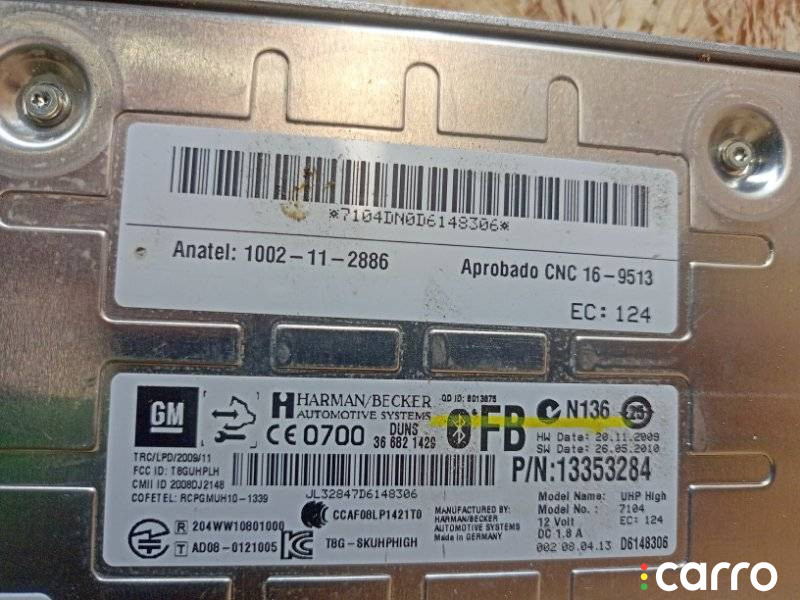 13353284 блок Bluetooth Opel Astra - фото №5