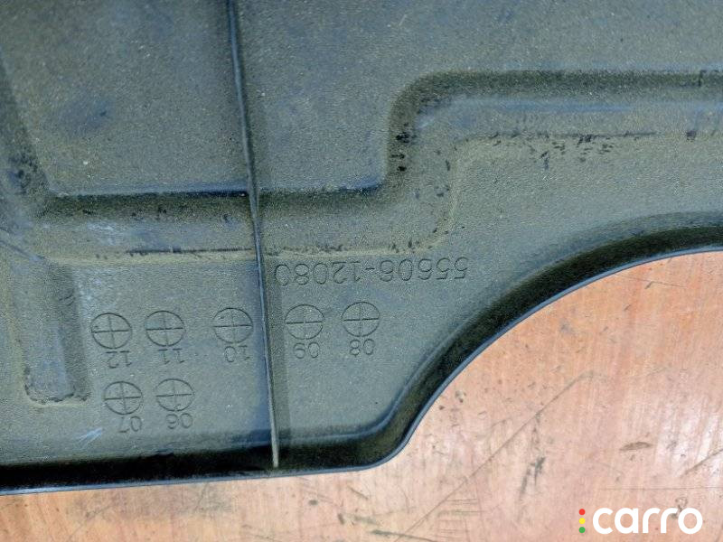 5560612080 накладка на торпедо (консоль) правая нижняя Toyota Corolla 10 поколение (E140/E150) 2008г. - фото №4