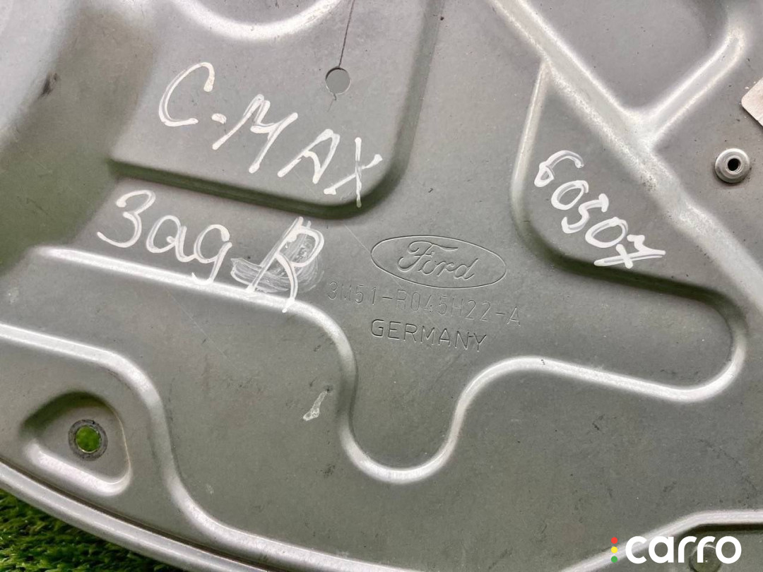 3M51R045H22A стеклоподъемник электрический задний правый Ford C-Max 1 поколение 2005г. - фото №4