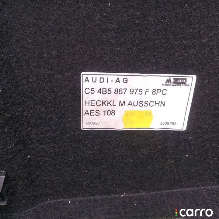 4B5867975F обшивка крышки багажника Audi A6 C5 2000г. - фото №7