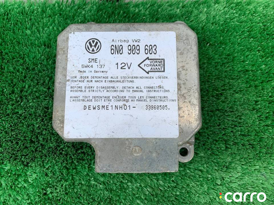6N0909603 блок управления подушками безопасности Volkswagen Golf 3 поколение 1993г. - фото №3