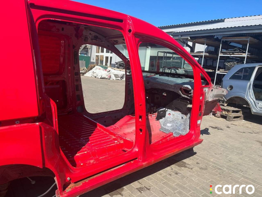 стойка кузова центральная правая Volkswagen Caddy 3 поколение 2006г. - фото №3