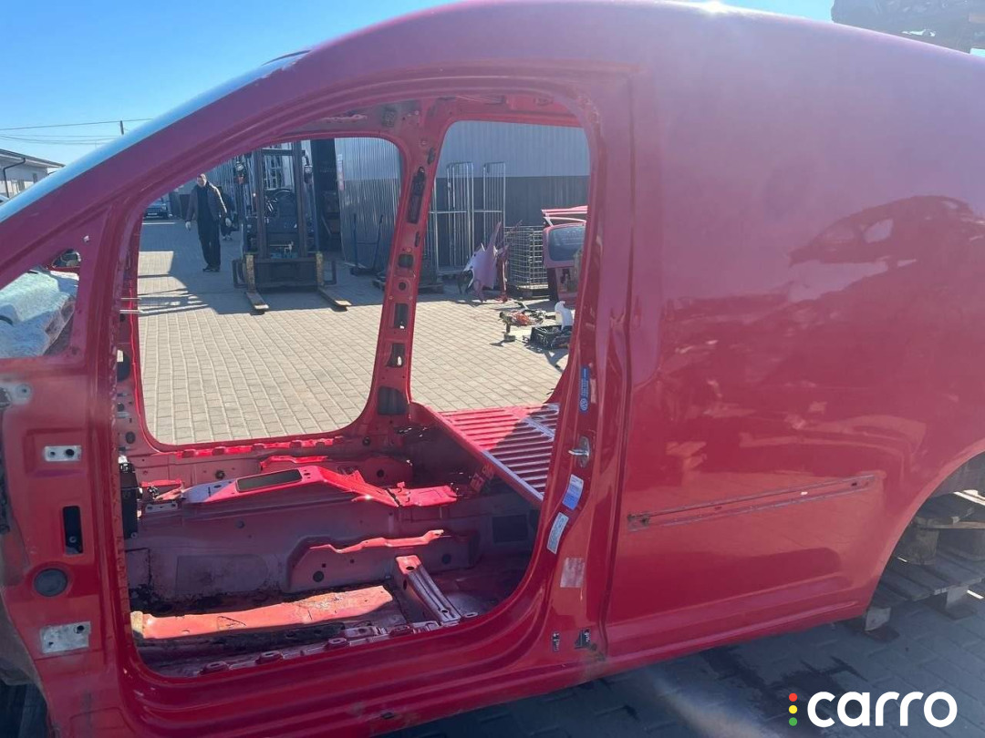 стойка кузова центральная левая Volkswagen Caddy 3 поколение 2006г. - фото №1