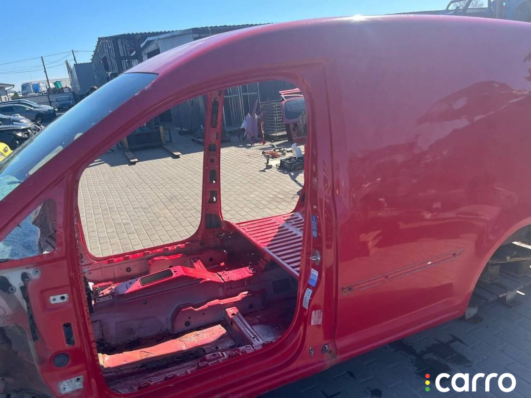 стойка кузова центральная левая Volkswagen Caddy 3 поколение 2006г. - фото №2