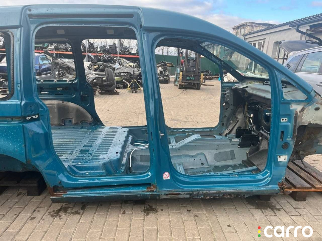 стойка кузова центральная правая Volkswagen Caddy 3 поколение 2005г. - фото №4