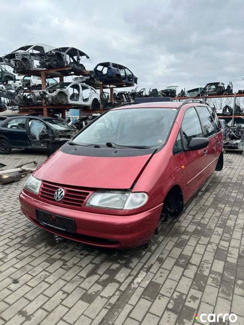 стойка кузова центральная правая Volkswagen Sharan 1 поколение 1996г. - фото №9