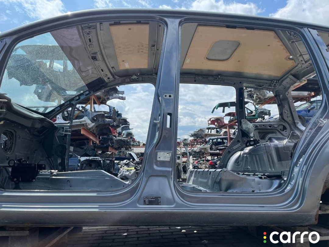 стойка кузова центральная левая Volkswagen Touran 1 поколение 2005г. - фото №2