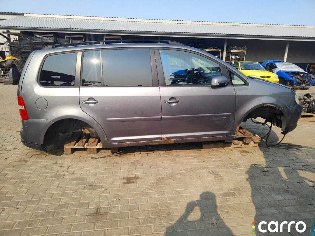 стойка кузова центральная левая Volkswagen Touran 1 поколение 2005г. - фото №8