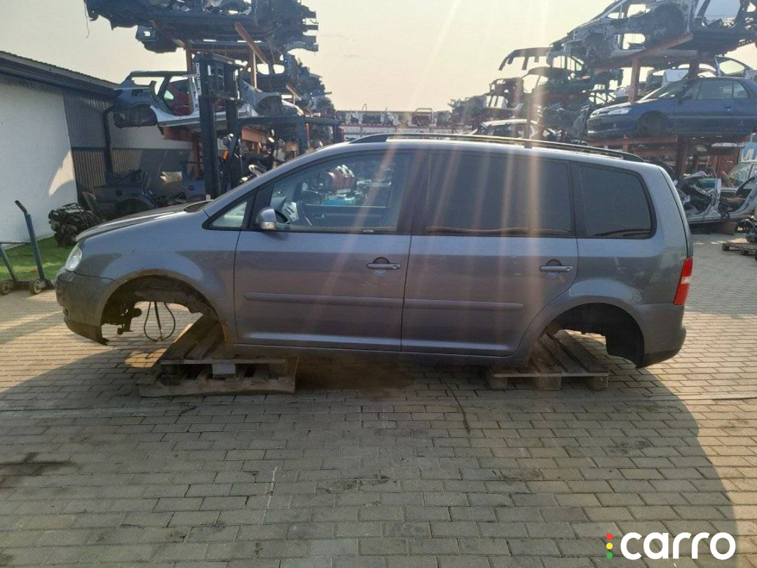 стойка кузова центральная левая Volkswagen Touran 1 поколение 2005г. - фото №9
