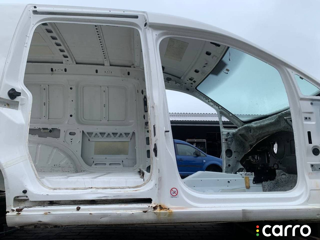 стойка кузова центральная правая Volkswagen Caddy 3 поколение 2004г. - фото №6