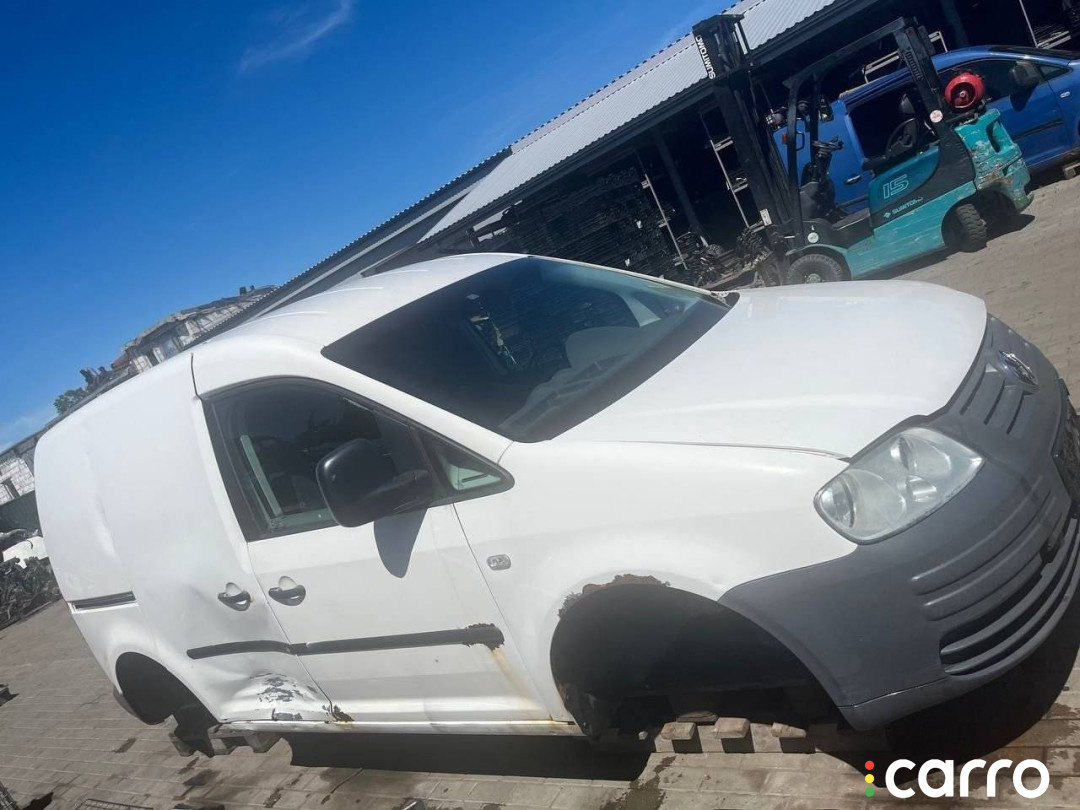 стойка кузова центральная правая Volkswagen Caddy 3 поколение 2004г. - фото №7