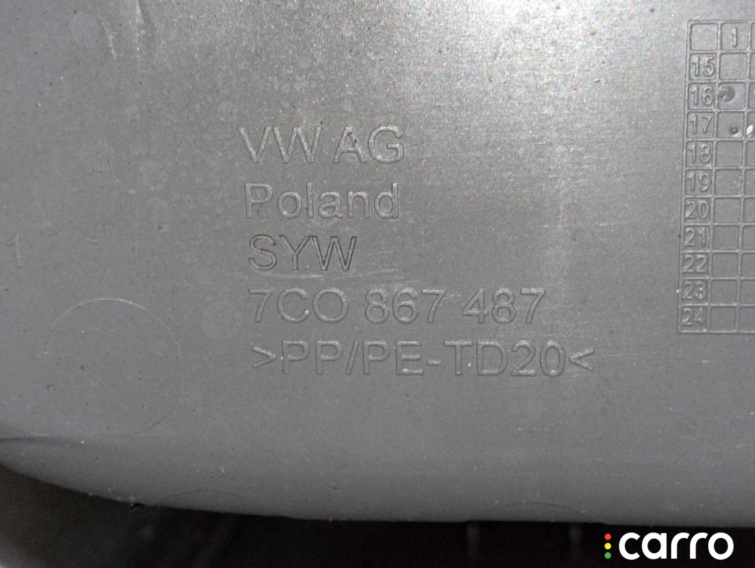 7C0867487 обшивка двери передней правой Volkswagen Crafter 2 поколение 2020г. - фото №10