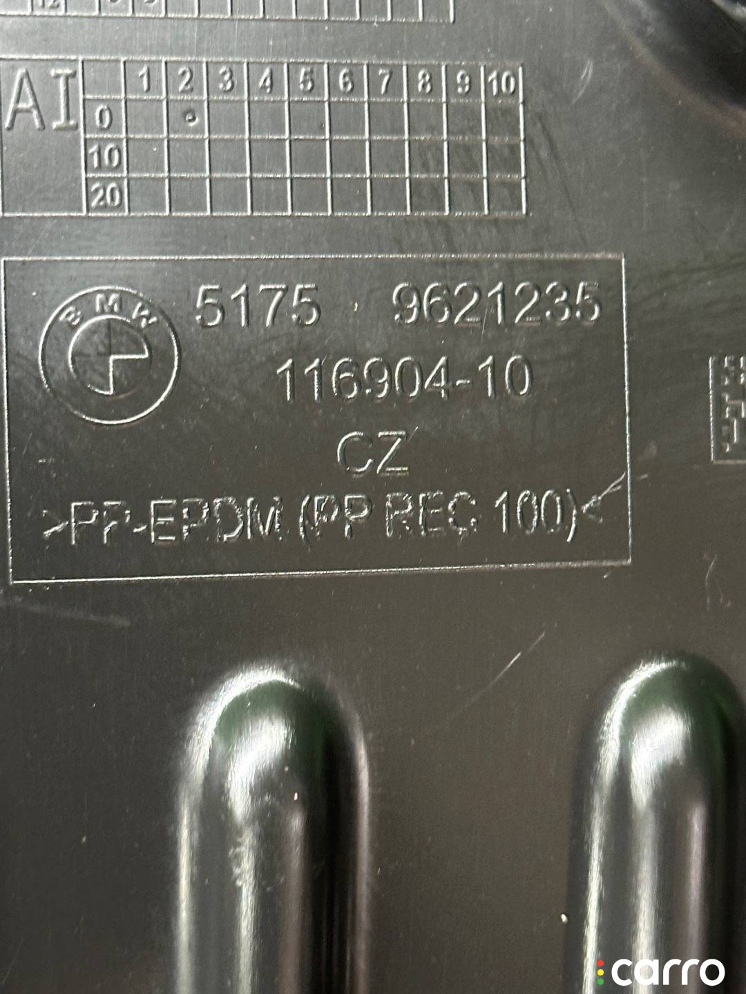 PP-EPDM, 9621235, 116304-10, 51759621235, 56718 передняя часть подкрылка переднего левого BMW 5 G60/G61 2025г. - фото №3